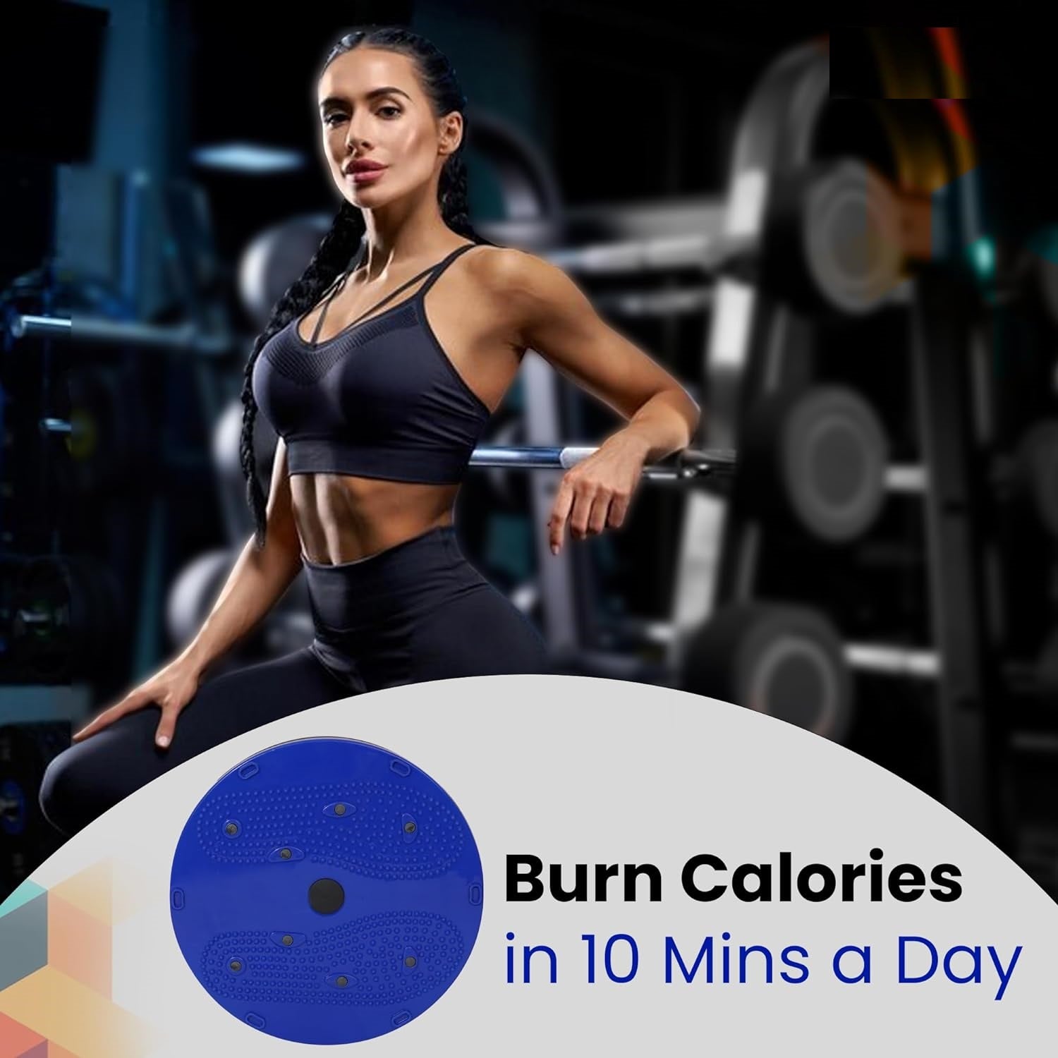 Premium Magnetic Waist Twister Disc – 5-in-1 Slimming & Core Exerciser