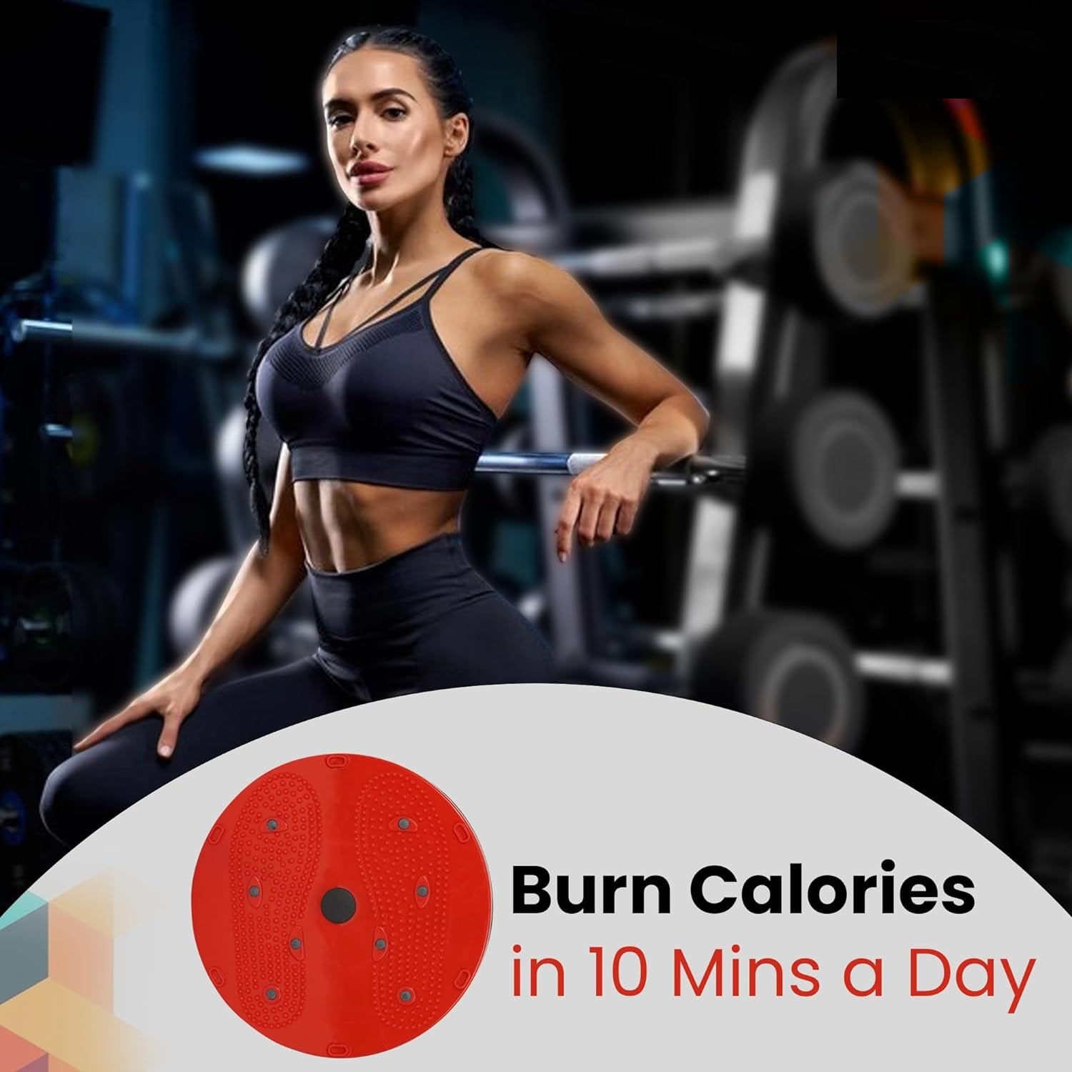 Premium Magnetic Waist Twister Disc – 5-in-1 Slimming & Core Exerciser