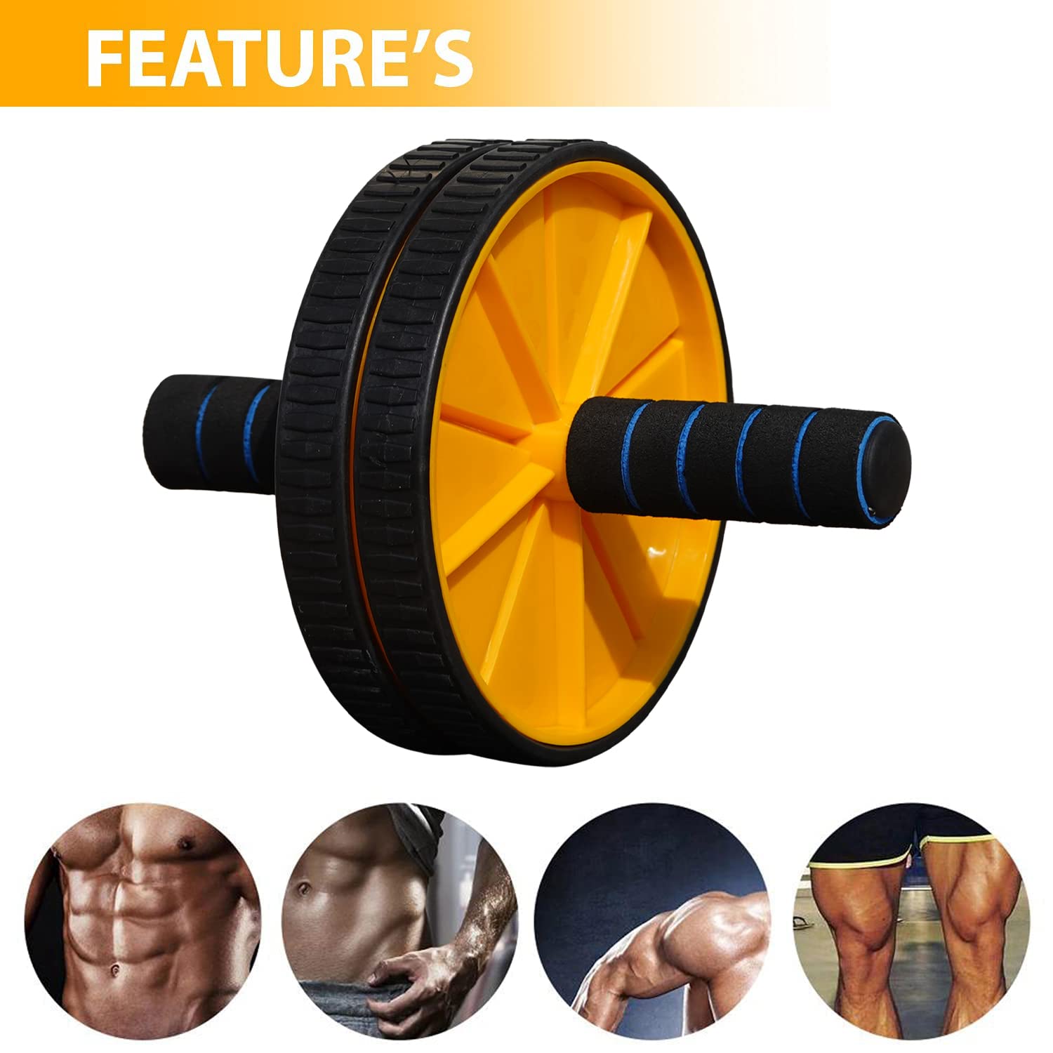 Premium Abs Roller – Core & Abdominal Trainer for Home Workouts