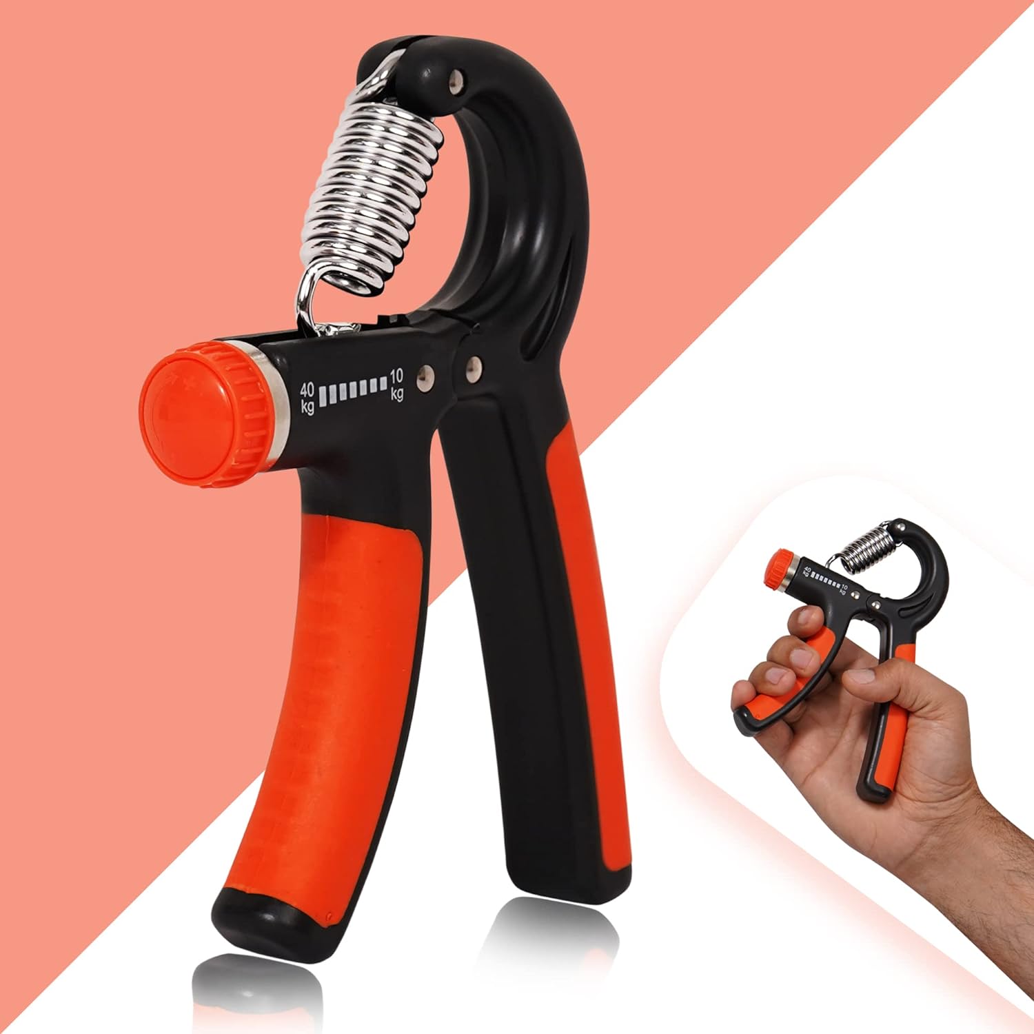 Premium Hand Grip Strengthener – Adjustable 10–40kg Resistance Trainer