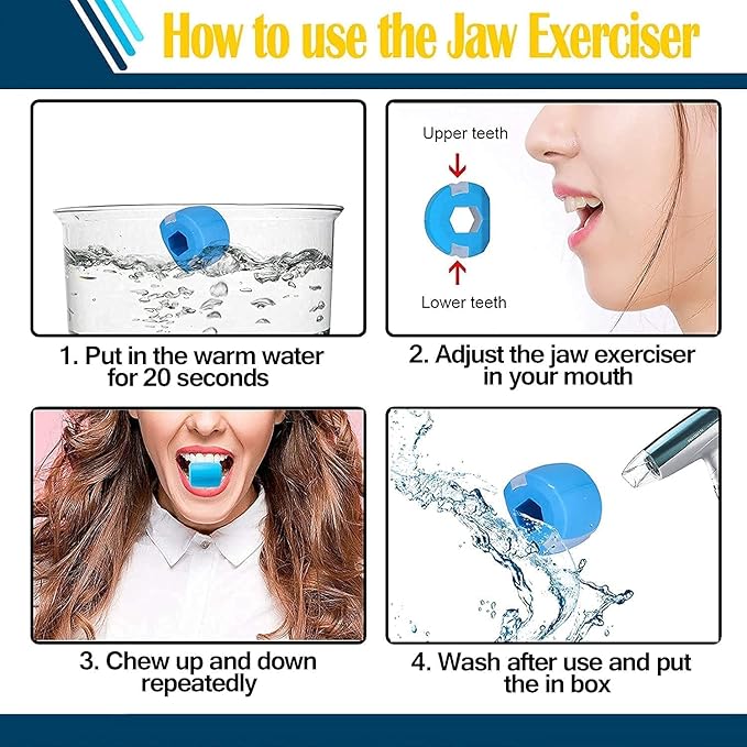 Jawline Exerciser – Face & Neck Toning Tool for a Defined Jawline