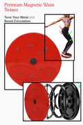 Premium Magnetic Waist Twister Disc – 5-in-1 Slimming & Core Exerciser