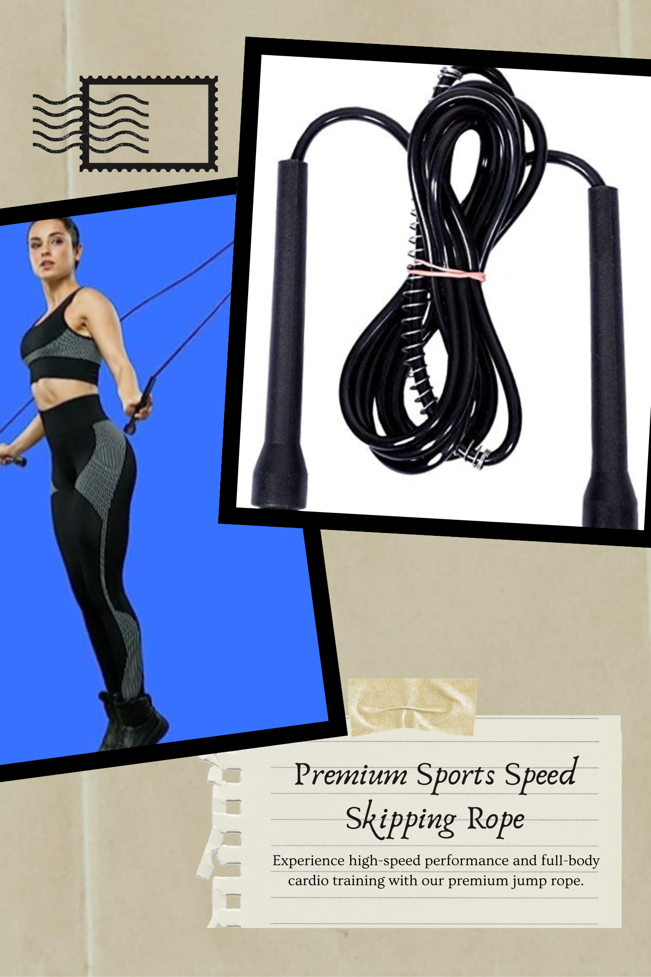 Premium Speed Skipping Rope – High-Performance Jump Rope for Cardio & Agility (Black)